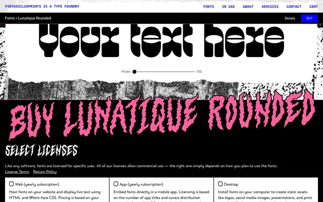 Lunatique Rounded specimen from PintassilgoPrints