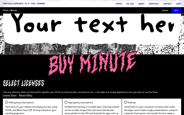 Minute specimen from PintassilgoPrints