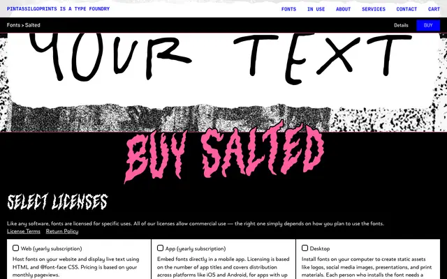 Salted specimen from PintassilgoPrints