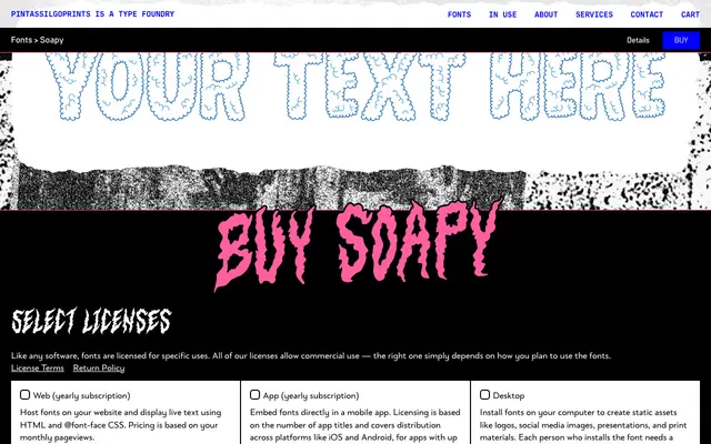 Soapy specimen from PintassilgoPrints