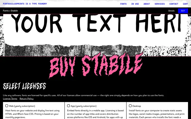 Stabile specimen from PintassilgoPrints