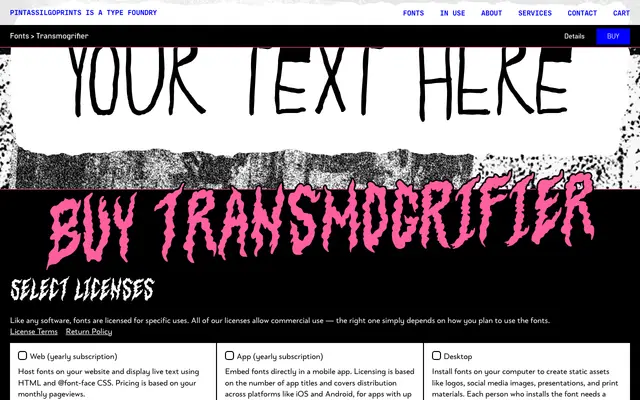Transmogrifier specimen from PintassilgoPrints
