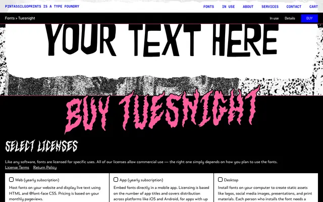 Tuesnight specimen from PintassilgoPrints
