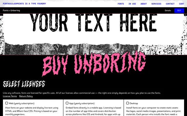 Unboring specimen from PintassilgoPrints