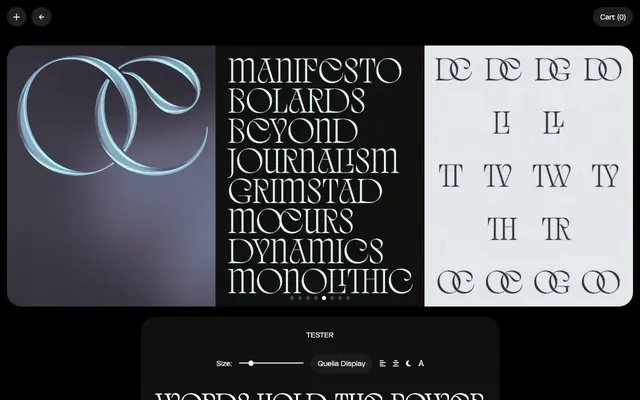 Quelia Display specimen from Piotr Łapa