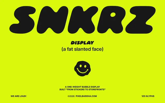 SNKRZ specimen from Pixelbuddha