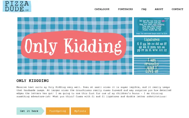 Only Kiddding specimen from PizzaDude