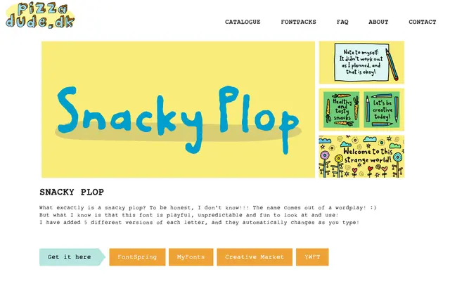 Snacky Plop specimen from PizzaDude