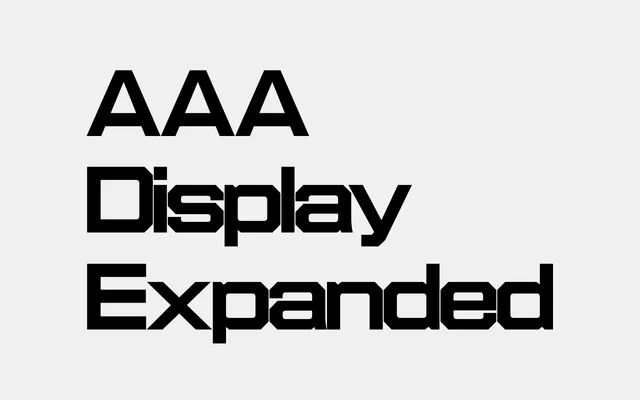 AAA Display Expanded specimen from Playtype