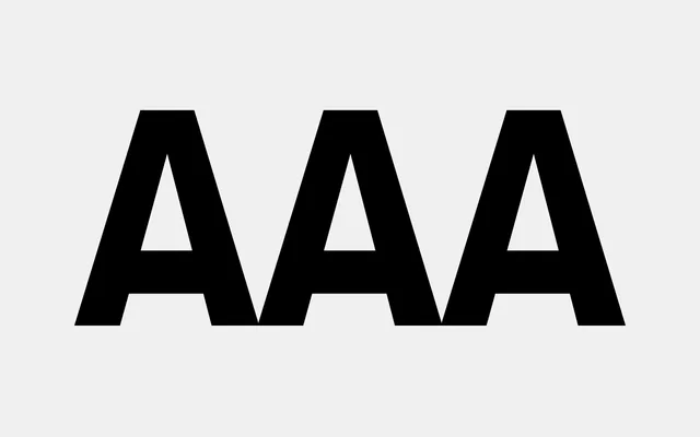 AAA specimen from Playtype