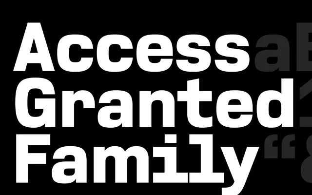 Access Granted specimen from Playtype