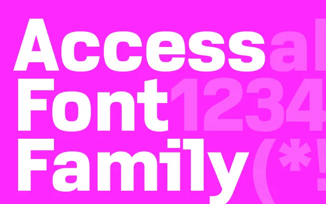 Access specimen from Playtype