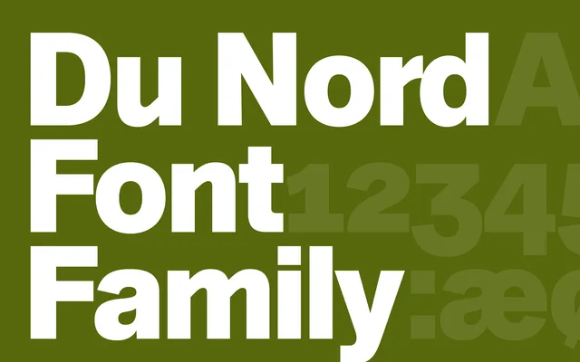 Du Nord specimen from Playtype