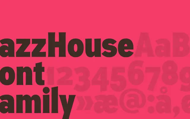 Jazzhouse specimen from Playtype