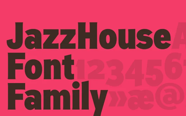Jazzhouse specimen from Playtype