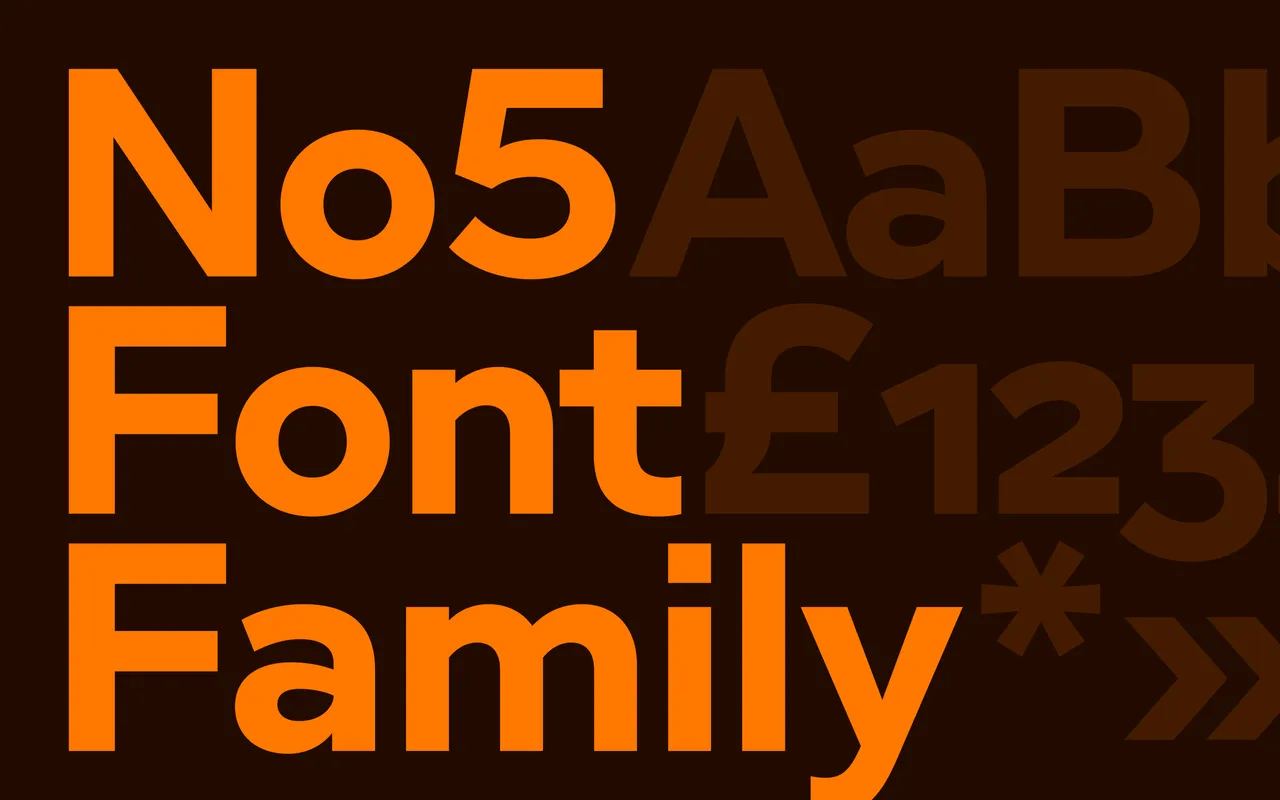 No5 specimen from Playtype