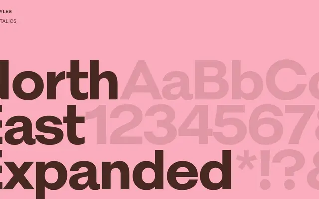 North East Expanded specimen from Playtype