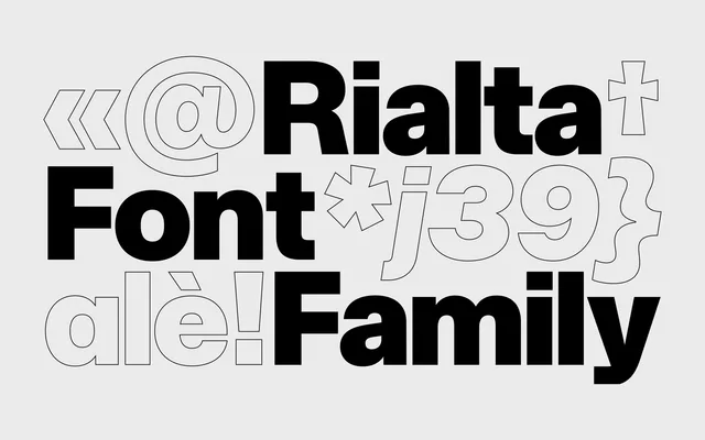 Rialta specimen from Playtype
