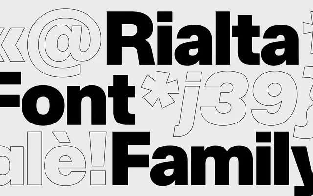 Rialta specimen from Playtype