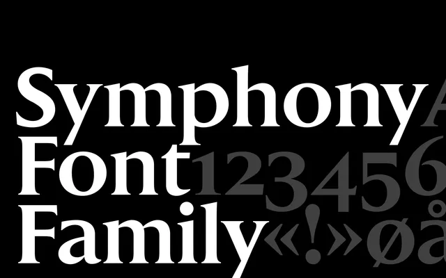 Symphony specimen from Playtype