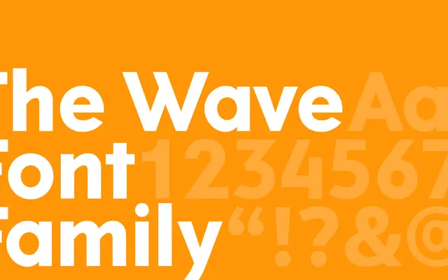 The Wave specimen from Playtype