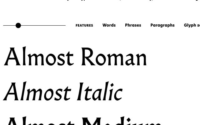 Almost specimen from Poem