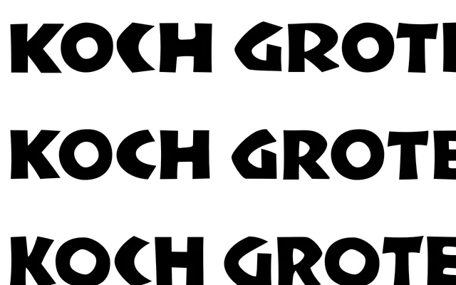 Koch Grotesk specimen from Poem