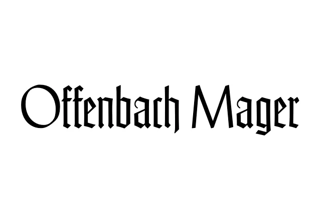 Offenbach specimen from Poem