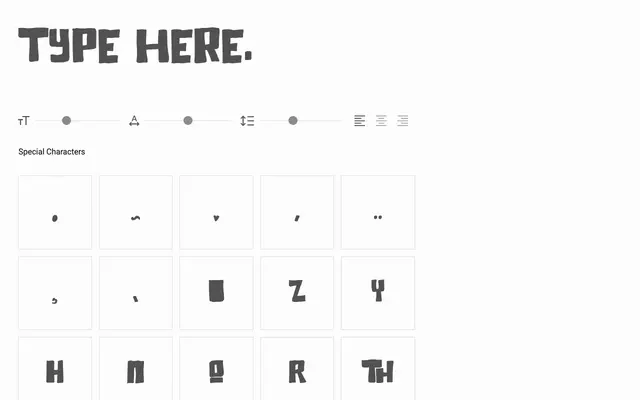 PTG Brewla specimen from Portograph Studio