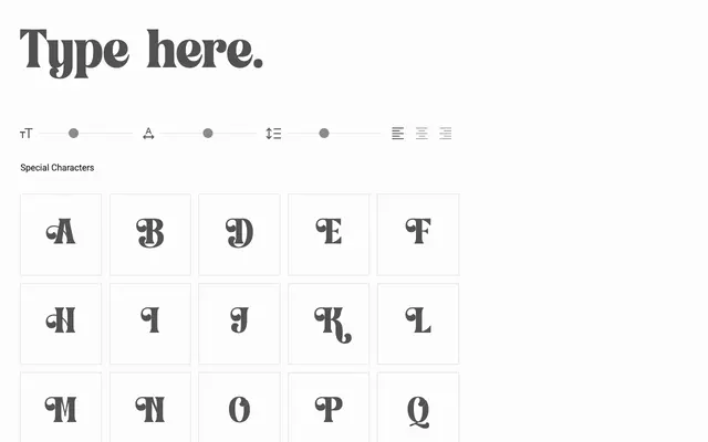 PTG Hagara specimen from Portograph Studio
