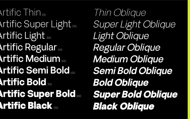 Artific specimen from Power Type