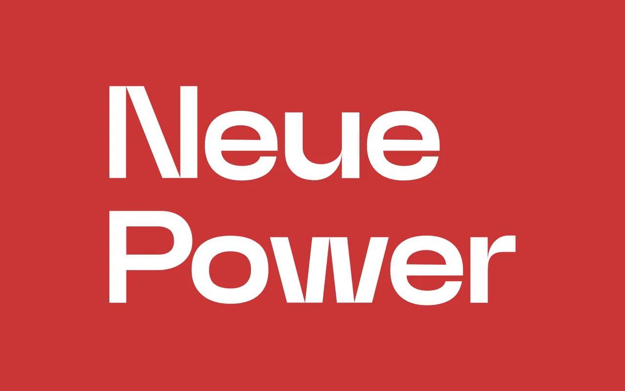 Neue Power specimen from Power Type