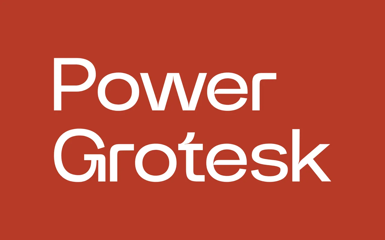 Power Grotesk specimen from Power Type