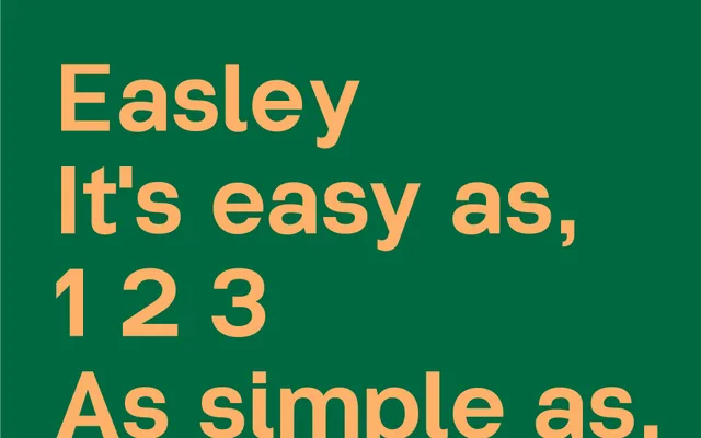 Easley specimen from Pretend Foundry