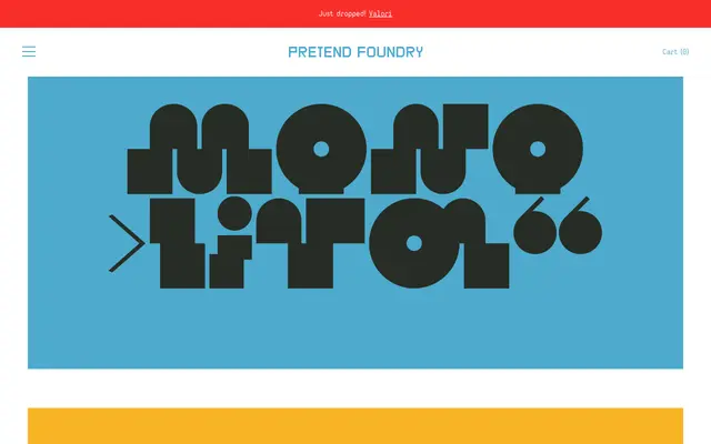 Monolita specimen from Pretend Foundry
