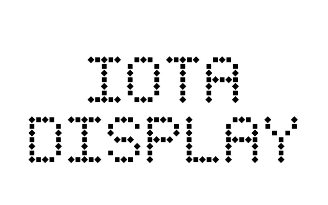 Iota Display specimen from Primary Foundry