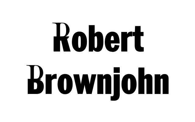 Robert Brownjohn specimen from Primary Foundry