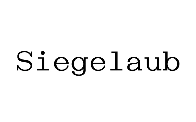 Siegelaub specimen from Primary Foundry