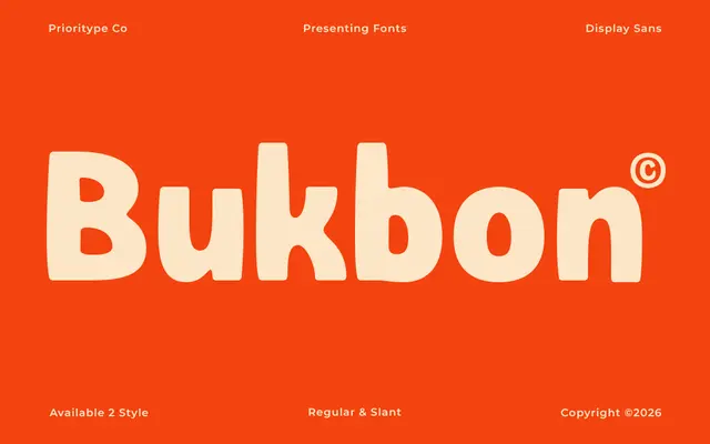 Bukbon specimen from Prioritype