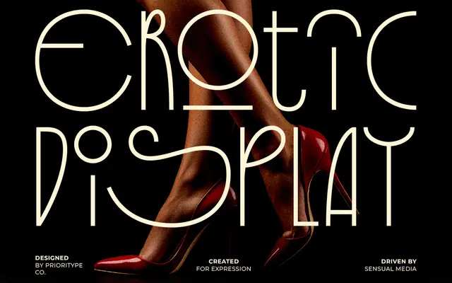 Erotic Display specimen from Prioritype
