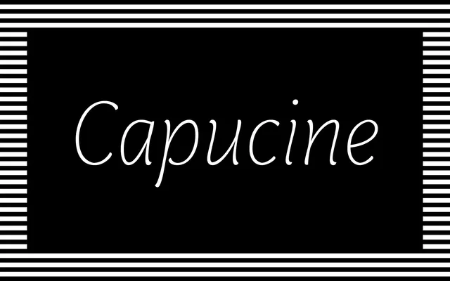 Capucine specimen from Process Type Foundry
