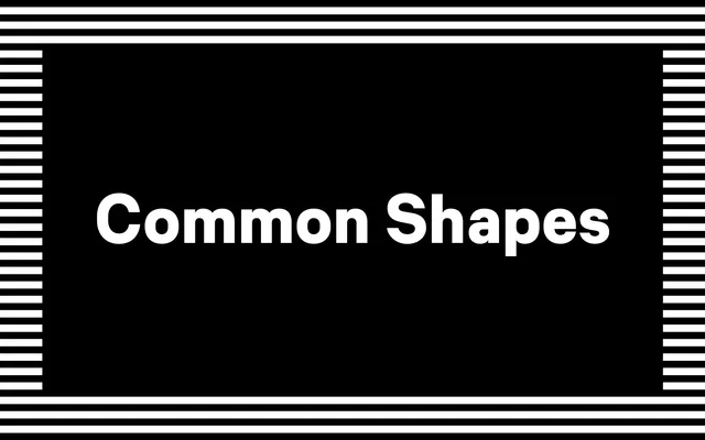 Common Shapes specimen from Process Type Foundry