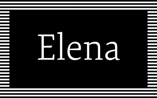 Elena specimen from Process Type Foundry