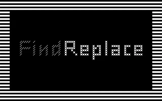 FindReplace specimen from Process Type Foundry