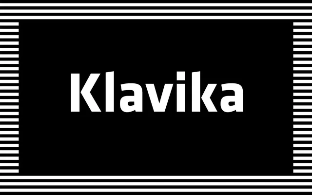 Klavika specimen from Process Type Foundry