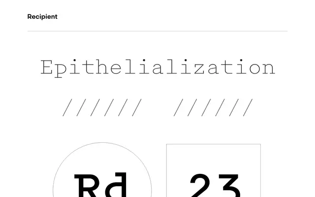 Recipient specimen from Process Type Foundry