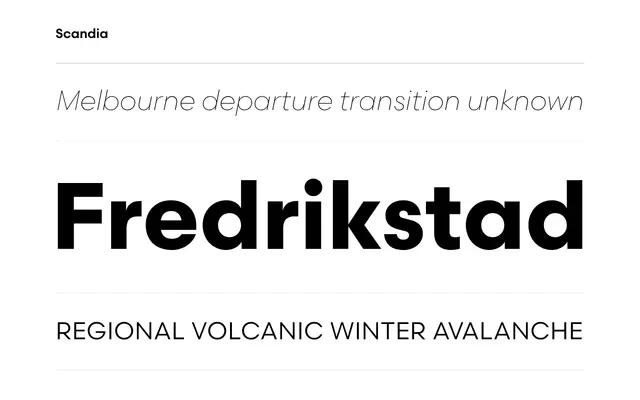 Scandia specimen from Process Type Foundry