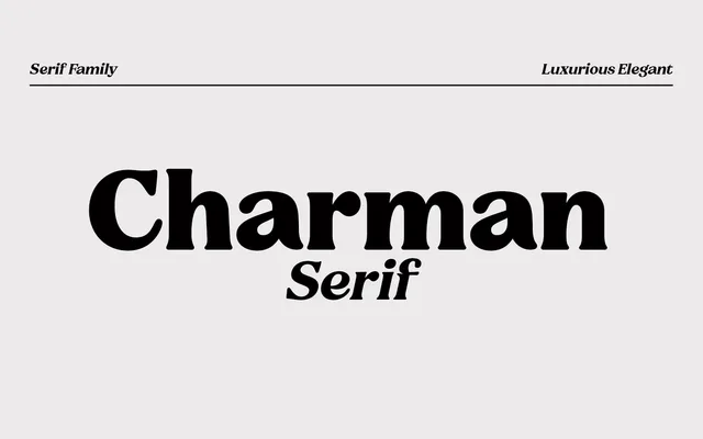 Charman Serif specimen from Propertype Fonts