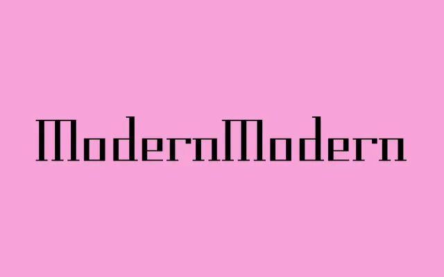 ModernModern specimen from Protimient