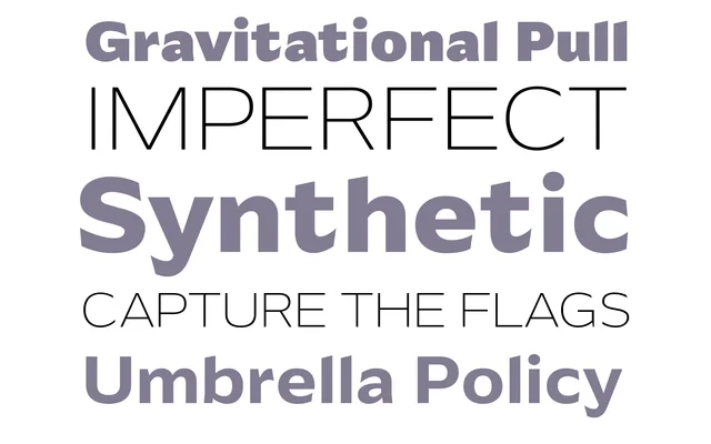 Campaign Sans specimen from PS Type Lab